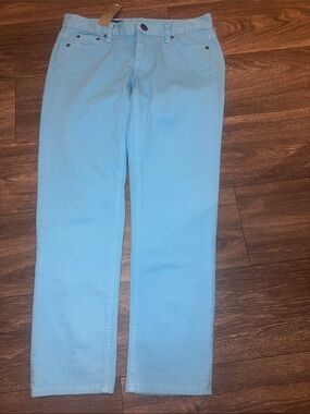 J. Crew Women's Sky Blue cropped matchstick Jeans